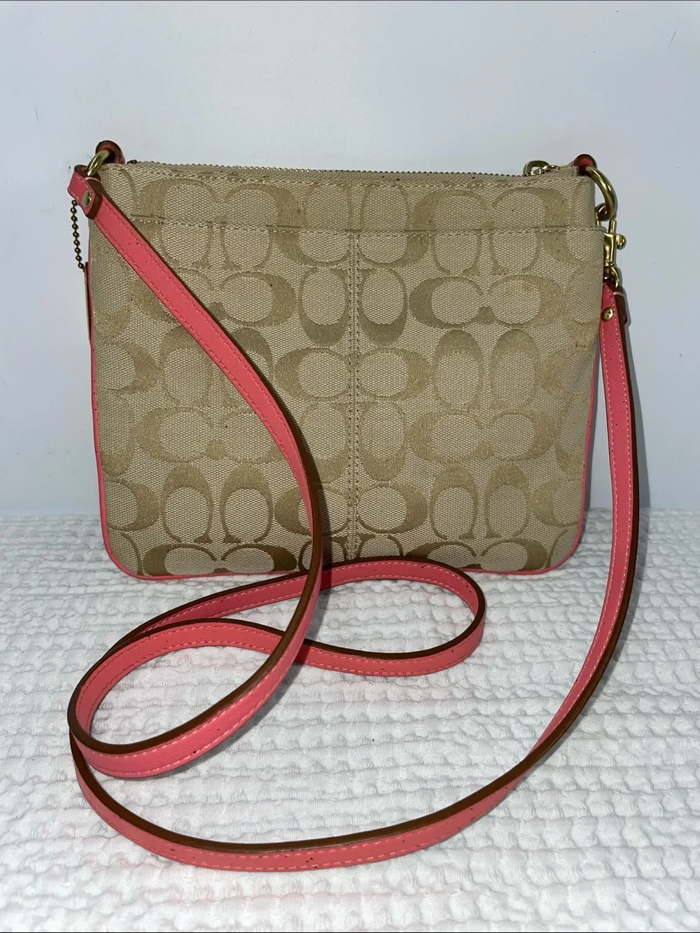 Coach signature stripe